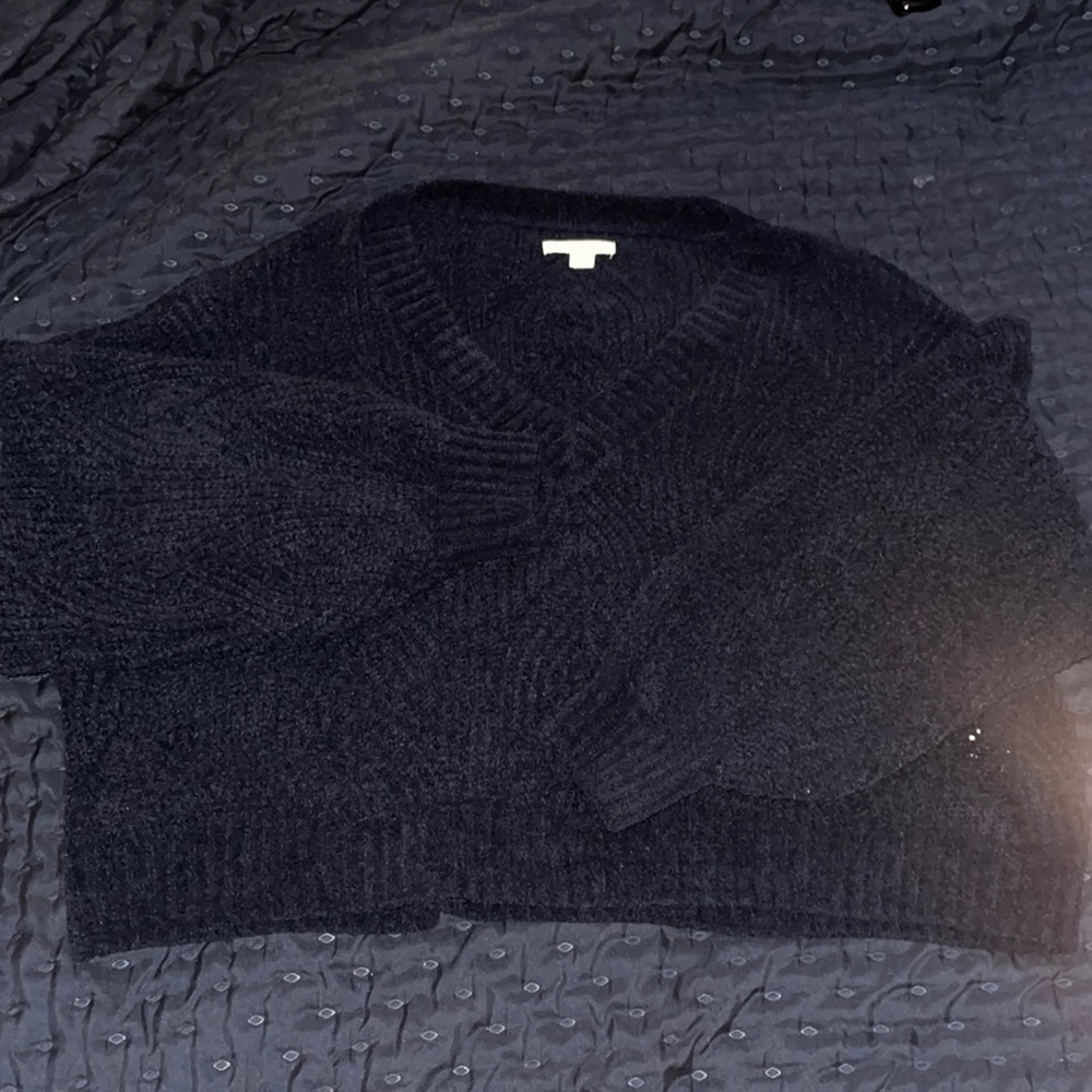 American Eagle knit sweater - black - size L